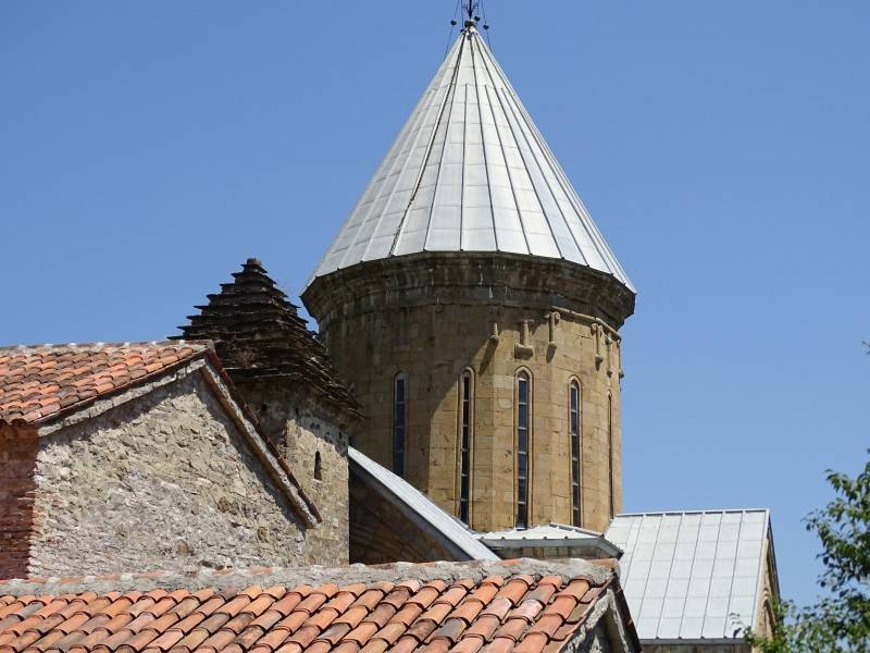 In der Festung Ananuri: Turm in der Festung Ananuri