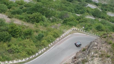 Georgische Heerstraße: Serpentinen der Heerstraße