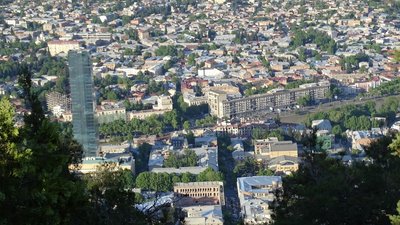 Panorama: Panoramaansicht von Tbilissi