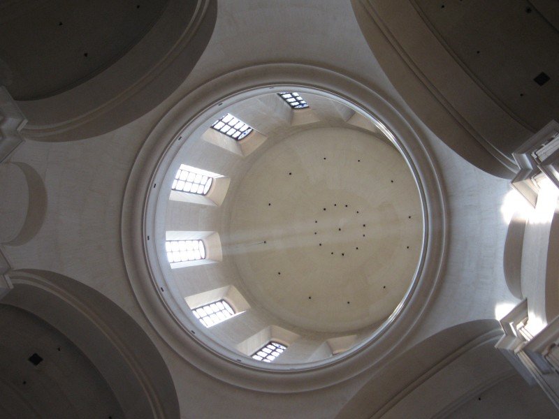 Sameba-Kirche: Die Kuppel der Kirche von innen