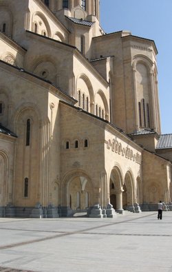 Sameba-Kirche: Ansicht von der Seite
