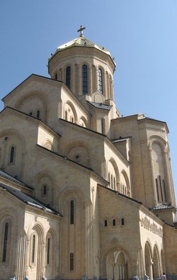 Sameba-Kirche: Ansicht der Kirche von der Seite