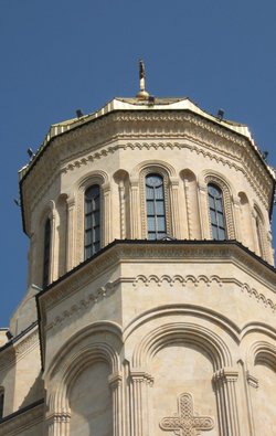 Sameba-Kirche: Kuppel der Kirche von außen