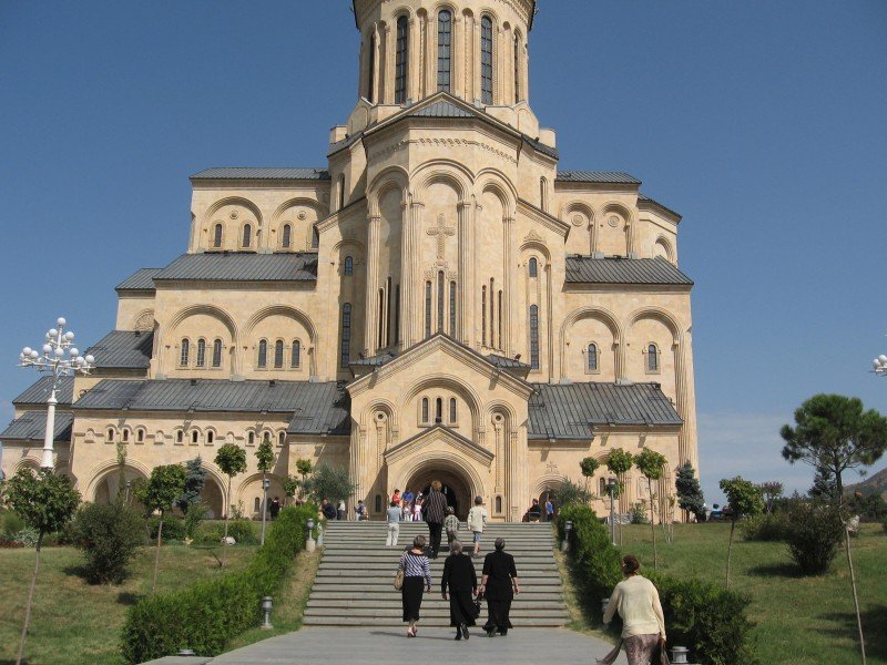 Sameba-Kirche: Haupteingang am Portal
