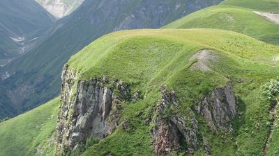 Georgische Heerstraße: Bergpanorama