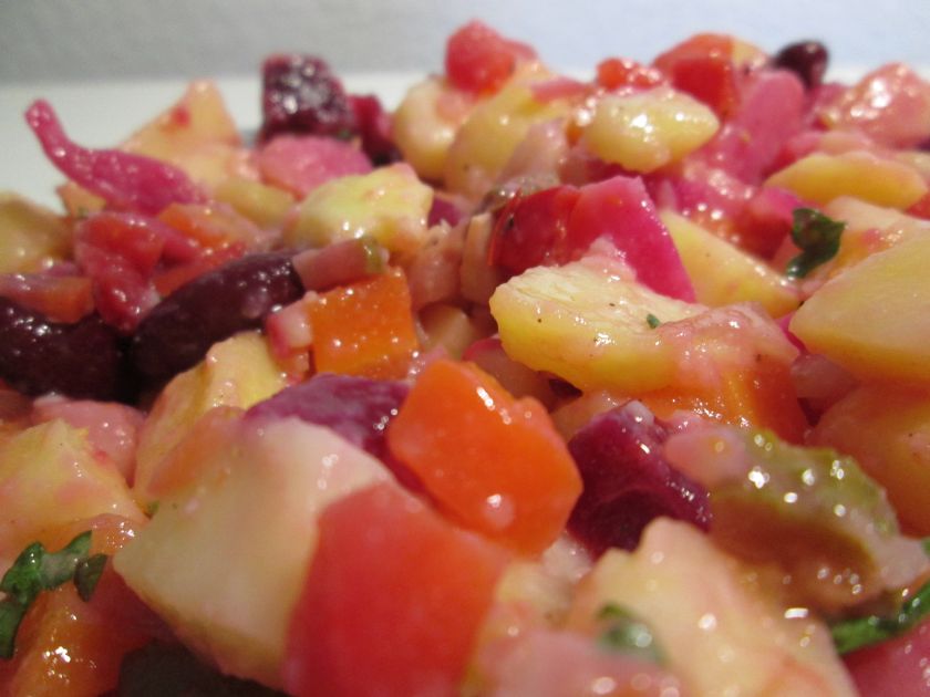 Salat: Georgischer Kartoffelsalat
