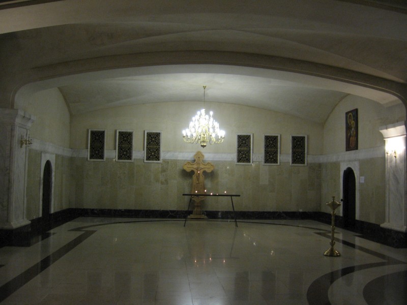 Sameba-Kirche: Raum im Kellergeschoss der Kirche