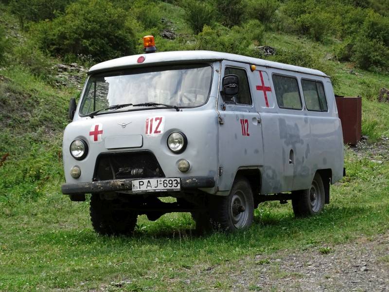 Schatili: Das Fahrzeug der Feuerwehr