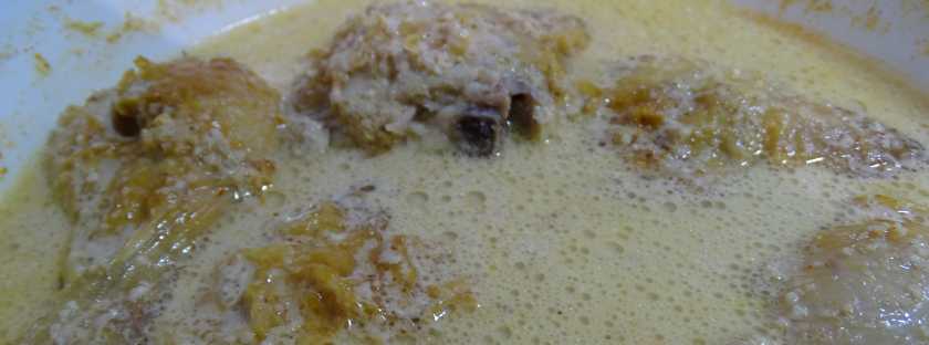 Georgische Fleischgerichte: Saziwi und Bazhe - Geflügel - Hähnchen in Nusssauce - Rezept aus Georgien Zubereitung Anleitung Zutaten Georgische Fleischgerichte: Saziwi und Bazhe - Geflügel - Hähnchen in Nusssauce - Rezept aus Georgien Zubereitung Anleitung Zutaten